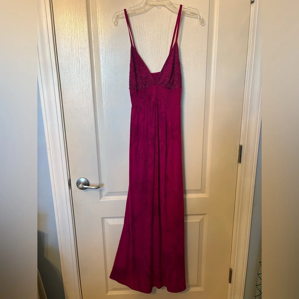 Khush Magenta Maxi Dress - Picture 1 of 7